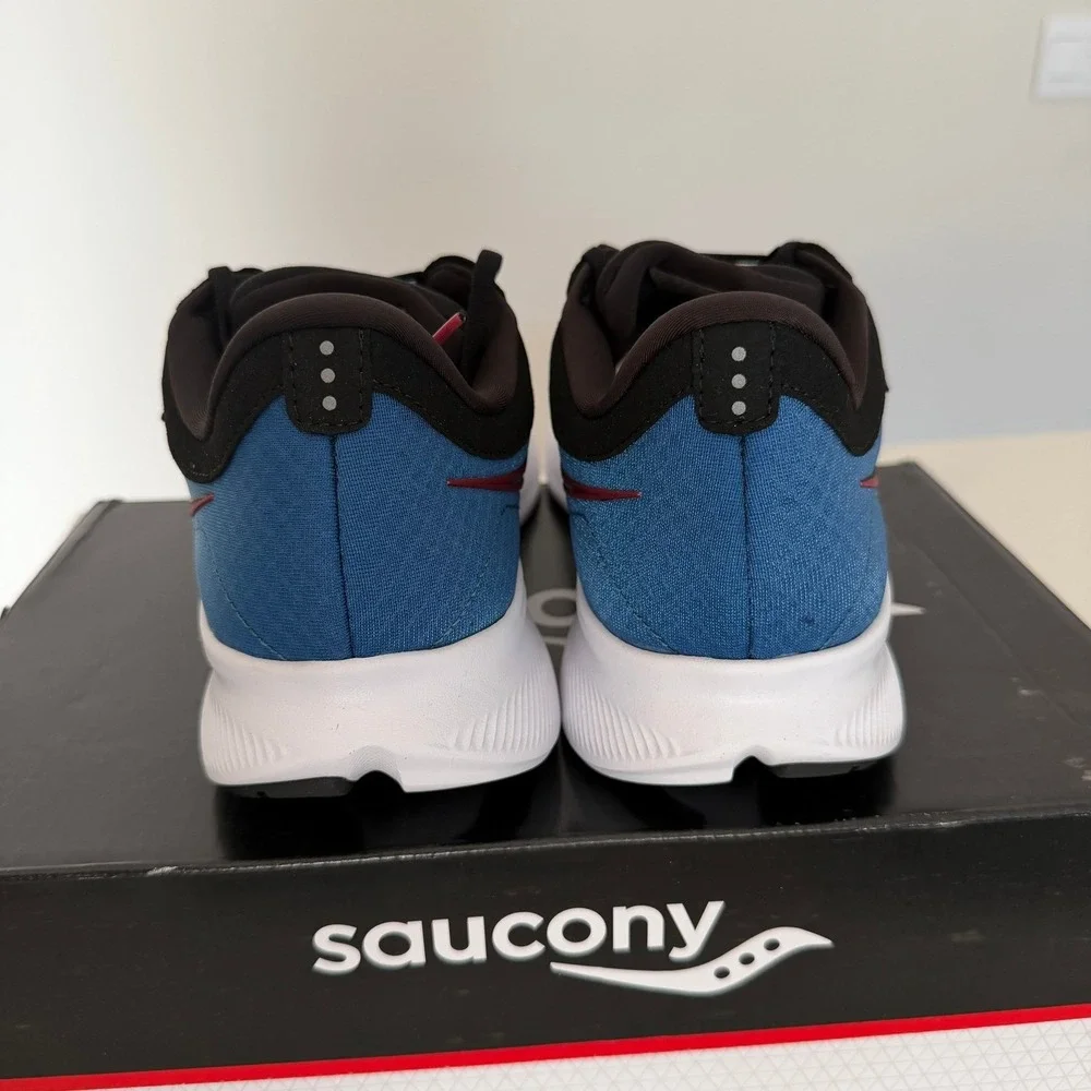 Saucony Ride 16 Mens Running Shoes Size‎ 13 Hydro Black Blue S20830-16